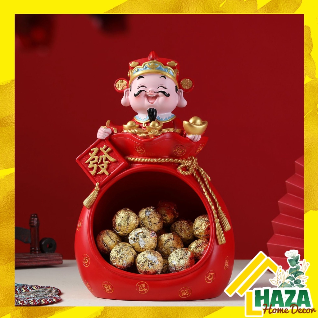 Tượng Thần Tài Chiêu Tài Tụ Tài Trang Trí Bàn Văn Phòng Gia Dụng, Quà Khai Trương, Quà Tân Gia, decor nhà cửa [Haza Home