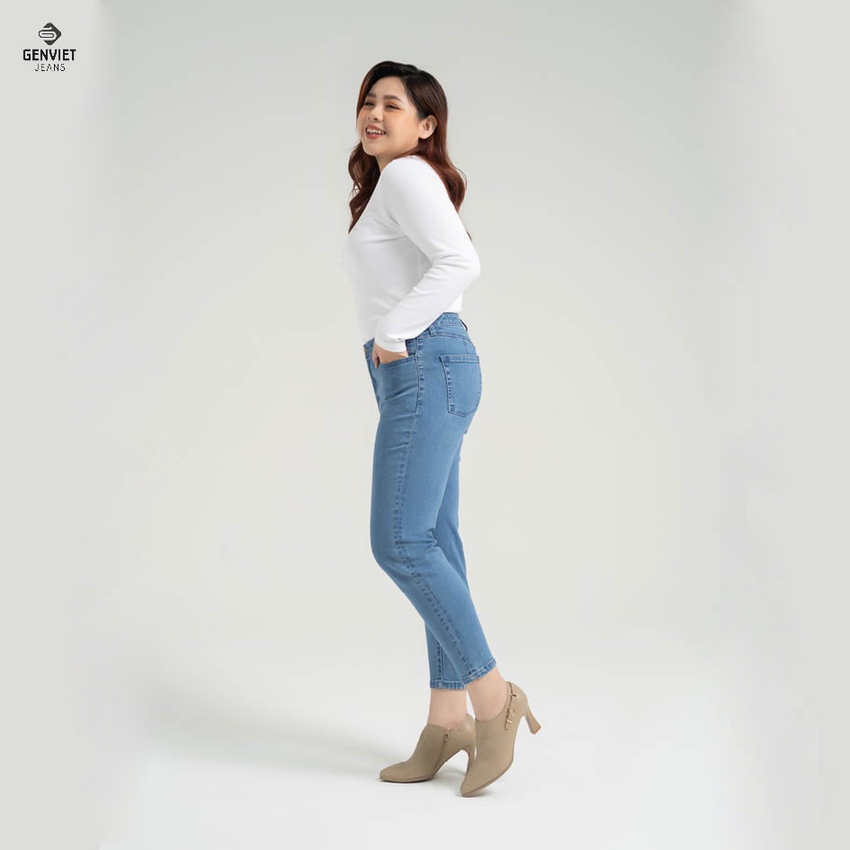 Quần Jeans Nữ Plus Size Genviet Bigsize DQ107J8106