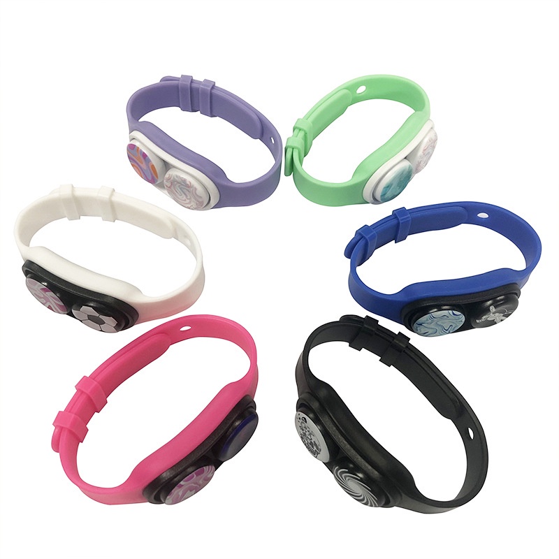 Pop Đồ Chơi Vòng Đeo Tay Nam Châm Bằng Nhựa silicone Và Kim Loại Dành Cho Trẻ Em