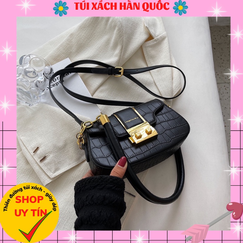 TÚI ĐEO CHÉO NỮ, ĐEO VAI XÁCH TAY KHÓA VUÔNG  THỜI TRANG  436