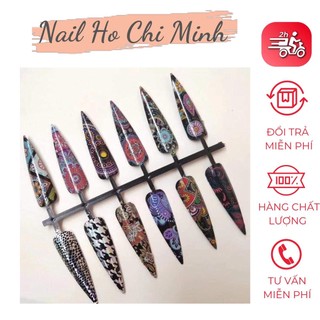 [GIÁ TÔT] Foil Dán Trang Trí Móng Nail - Set 10 Cuộn 4*100cm