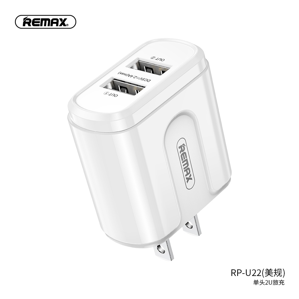 Bộ ChuyểN ĐổI Du LịCh REMAX RP-U22 2.4A