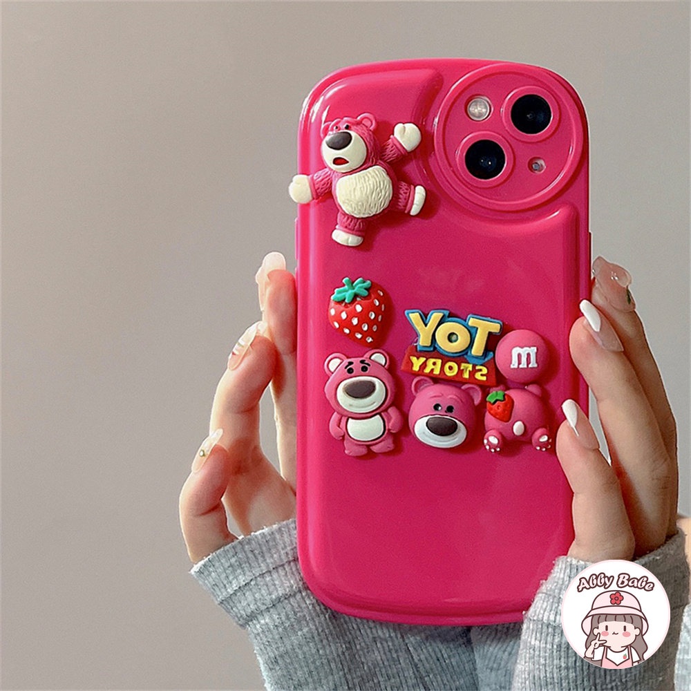 Ốp Điện Thoại Mềm Hình Gấu 3D Chống Mồ Hôi Cho IPhone 14 Pro Max 11 7Plus 13 12 11 Pro Max X XS Max XR