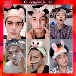 Băng đô Rửa Mặt Bờm Cài Tóc /băng đô Nam Turban Dễ Thương Cute