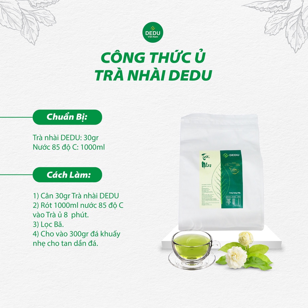 Trà nhài DEDU 500gram