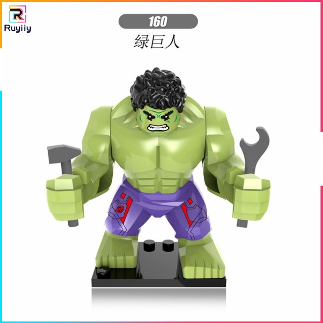 Mô Hình Lắp Ráp Biệt Đội Siêu Anh Hùng Marvel Hulk Bruce Cỡ Lớn RU3