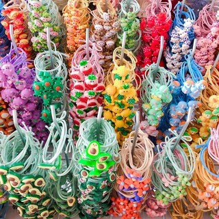 Phôi chun tự làm cột tóc handmade,DIY