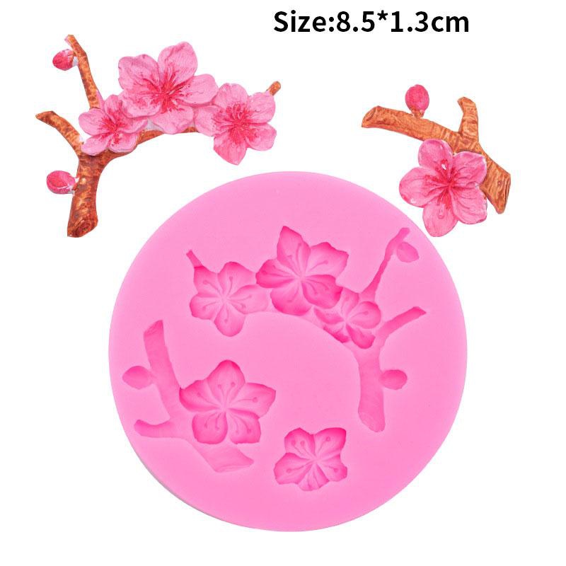 Khuôn Silicone Làm Bánh Hình Chong Chóng / Bông Hoa / Bướm / Vỏ Sò