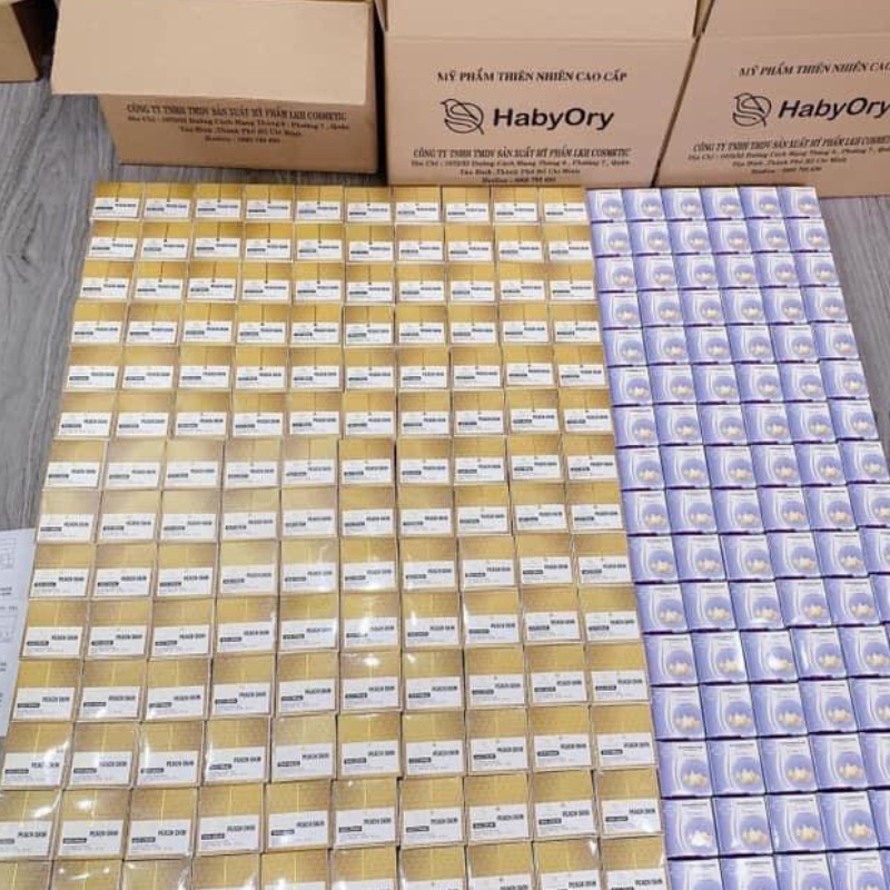 Kem đêm dưỡng sáng mờ thâm nám Habyory 20gr