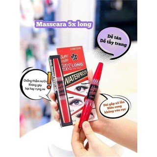 Mascara Maybeline vàng 5X -  Chuốt mi dài, cong và ấn tượng, không bị vón cục  (Chuẩn Auth)