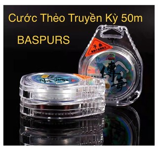 Dây cước 50m thẻo truyền kỳ baspurs trục thẻo săn hàng 50m janpan tàng hình - dc50m01
