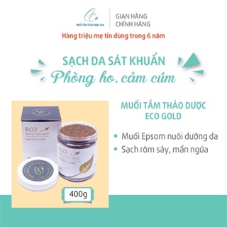 Tặng kèm thìa Muối tắm bé ECO 400gr loại GOLD Mua 3 tặng 1