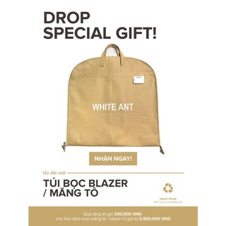 Túi vải đựng áo măng tô và blazer nữ white ant 31000000