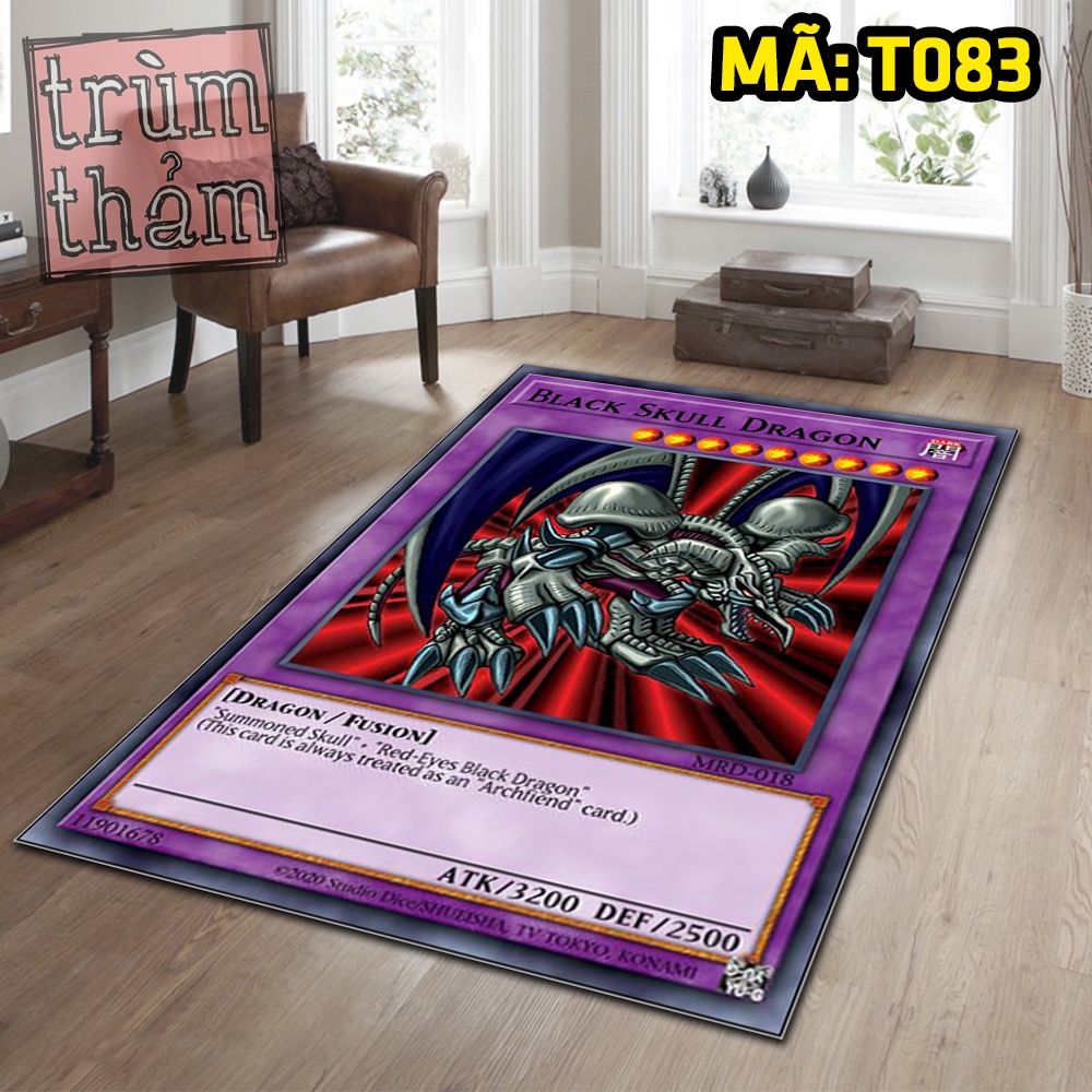 Thảm Trang Trí Thẻ Bài Yu-Gi-Oh Yu Gi Oh Yugioh rồng Decor Góc Học Tập Làm Việc Phòng Ngủ Phòng Khách Văn Phòng