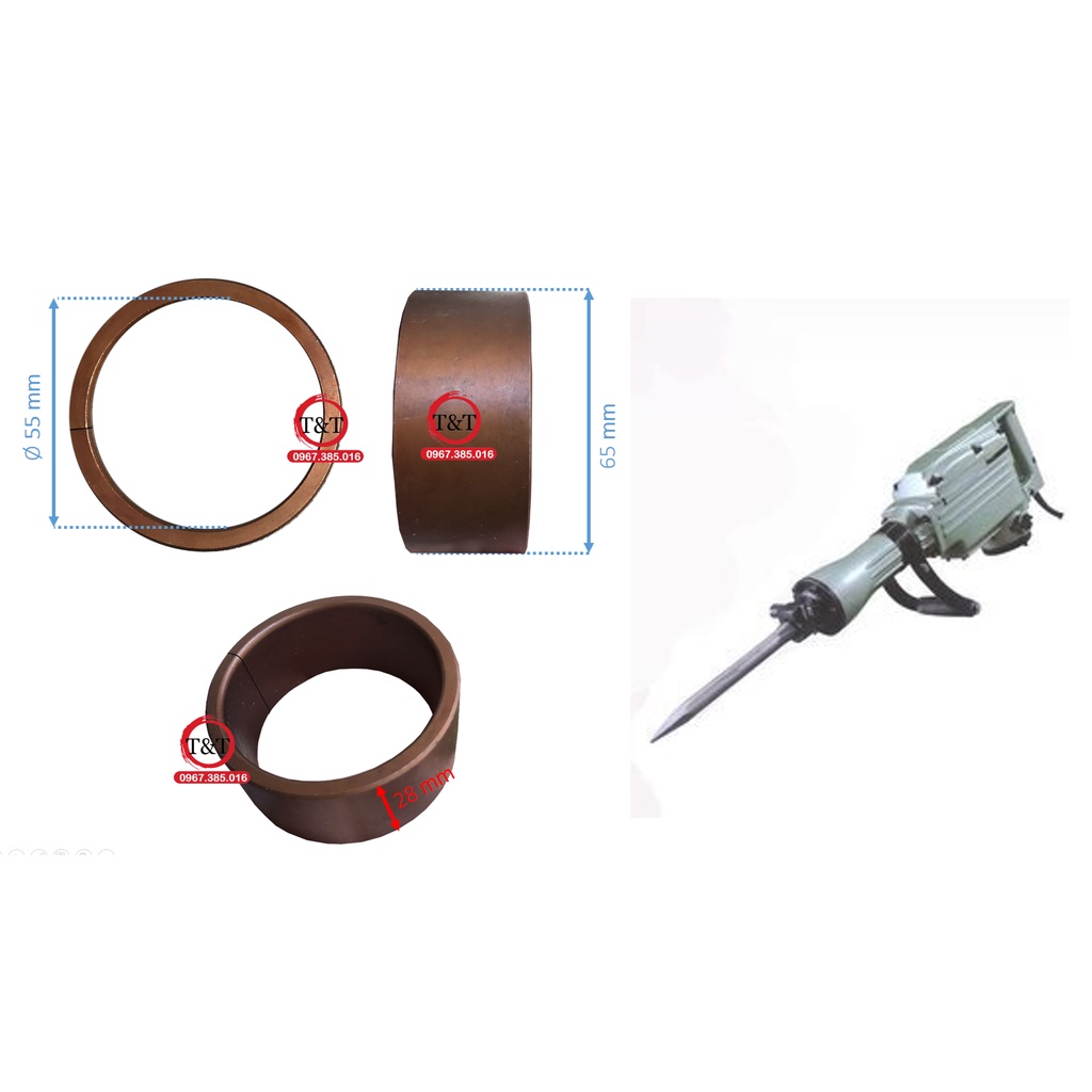 BẠC NỨT MÁY ĐỤC BÊ TÔNG 30 LY, BẠC NỨT ĐỌC HI TA CHI 65A