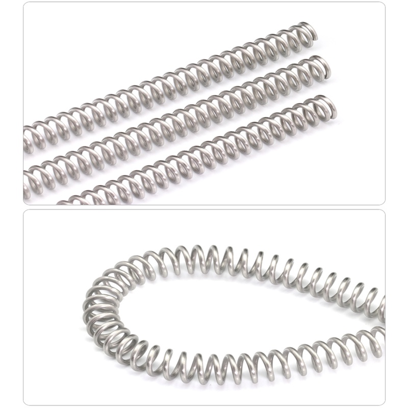 Lò Xo Nén Chất Liệu Thép Không Gỉ 304 1.2mm / 1.5mm / 2mm Chống Mòn