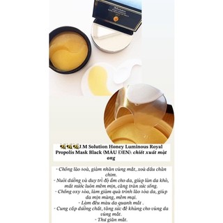 Mặt Nạ Mắt JM SOLUTION COCOON HOME ESTHENTIC EYE PATCH