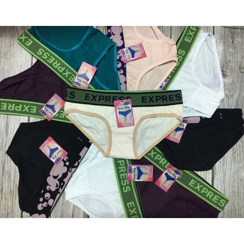 Quần lót nữ bản thun to có chữ vải Cotton thoáng mát