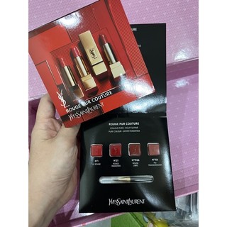 Son YSL Rouge Pur Couture 4 màu kèm cọ môi siêu đẹp
