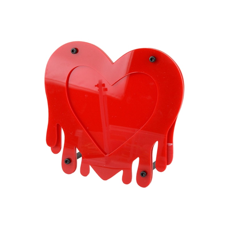 Khung Ảnh Đứng Để Bàn Hình Trái Tim Bằng Acrylic