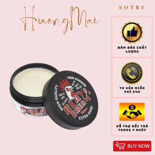 Sáp vuốt tóc clay cream cock crease con gà