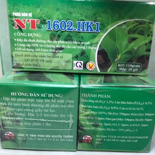 PHÂN TÚI LỌC NT 1602 HK1
