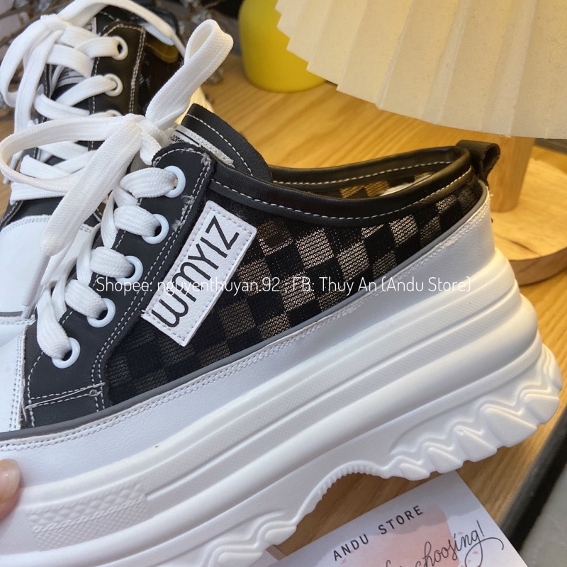 Giày sục thể thao đế bánh mì 10cm⚡️Andu Store⚡️ Giày đế xuồng nữ