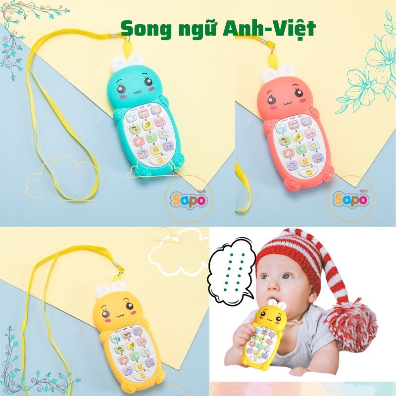 Điện Thoại Đồ Chơi Cho Bé,Điện Thoại Có Gặm Nướu Phát Triển Khả Năng Âm Nhạc Cho Bé