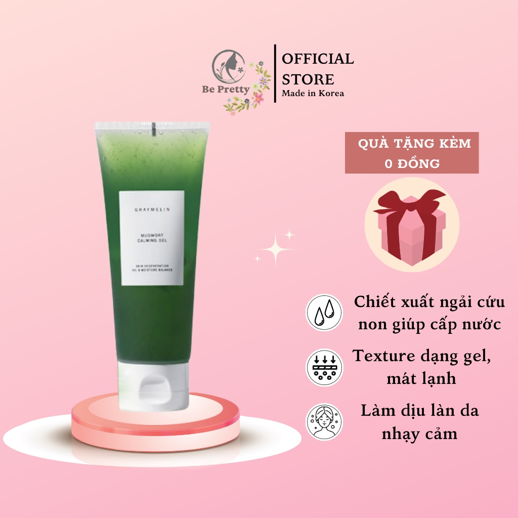 Gel dưỡng dịu nhẹ chiết suất ngải cứu Graymelin Mugwort Calming Gel