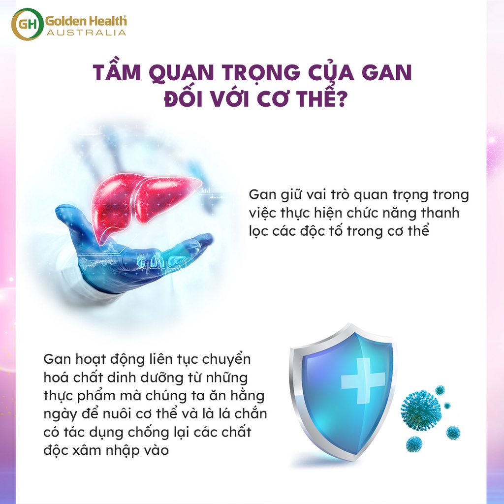 [GOLDEN HEALTH] Viên uống bổ gan - Liver Care Liver Tonic 35000mg