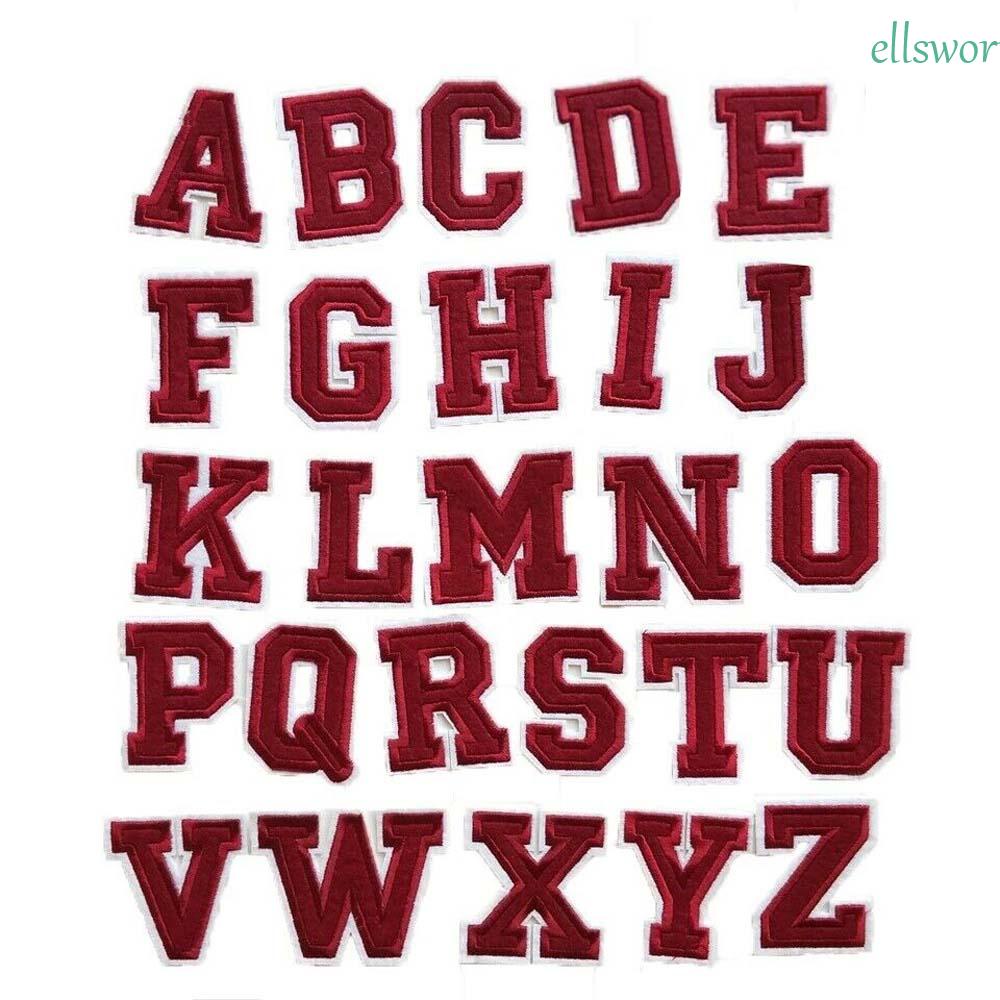 Miếng Vá Ủi Quần Áo Hình Chữ Cái Từ A-Z