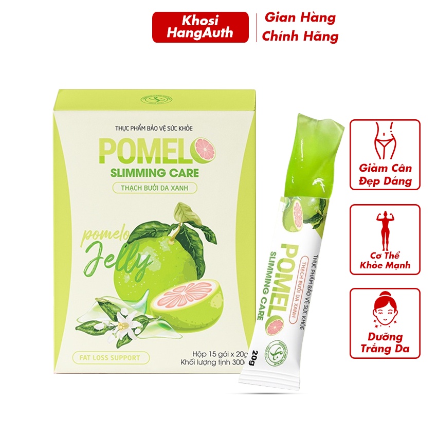 Thạch Bưởi Da Xanh Pomelo Slimming Care, Hỗ Trợ Giảm Cân Nhanh Chóng An Toàn, Dễ SD, Đẹp Dáng & Sáng Da | khosi.hangauth