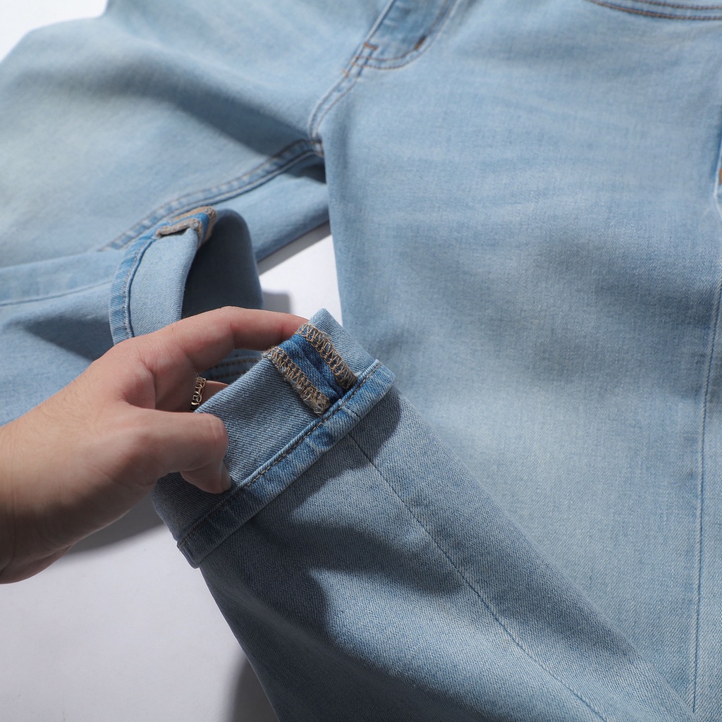 QUẦN BÒ - QUẦN JEAN - DEFOXX - WASH BLUE GREY - FORM SLIM FIT - CODE: 221217