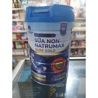 Sữa bột cho người tiểu đường tim mach xương khớp, Sữa non Natrumax Sure Gold tăng cường canxi cho người già