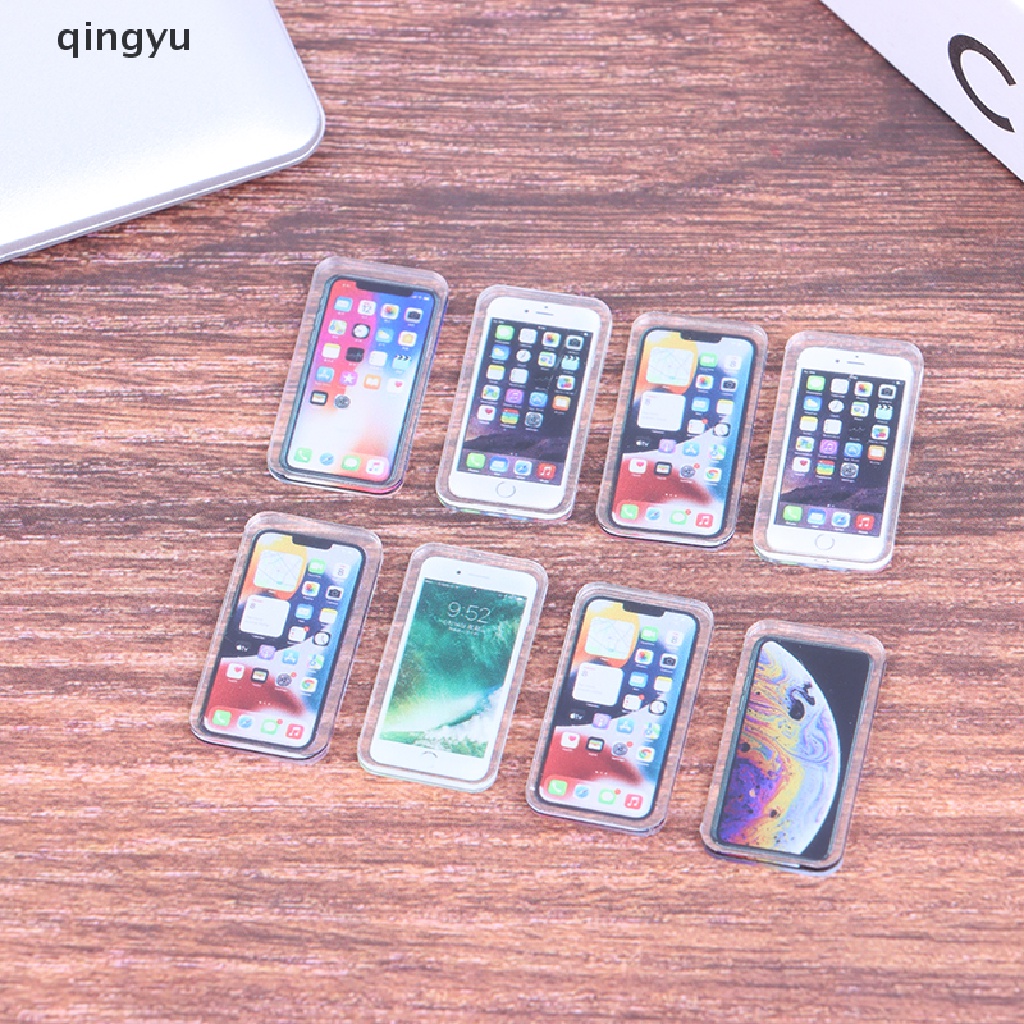 Đồ trang trí Điện Thoại Di Động Mini Tỉ Lệ 1: 12 Trang Trí Nhà Búp Bê