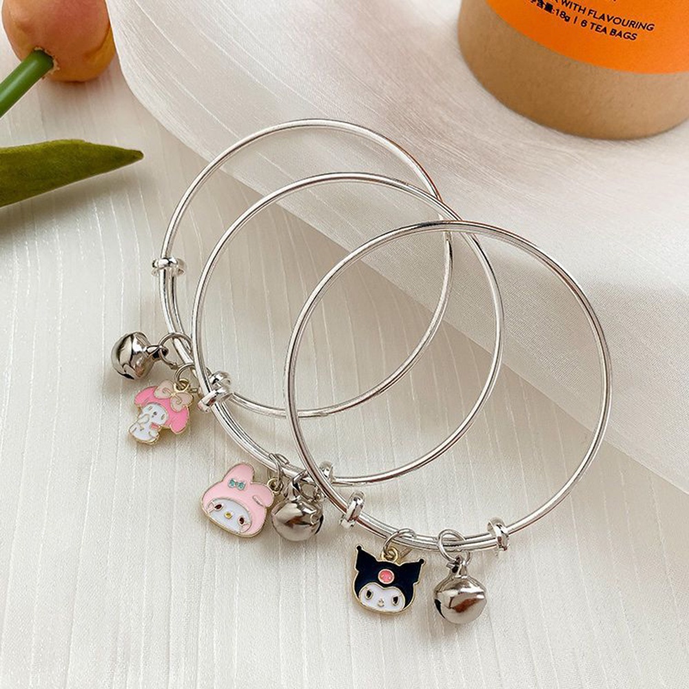 Vòng Tay Bạc Họa Tiết Hoạt Hình Dễ Thương Hợp Thời Trang