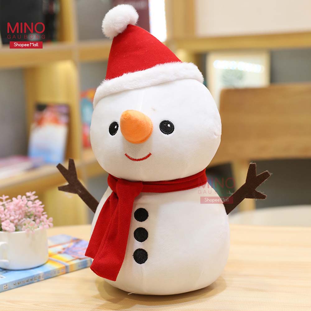 Gấu Bông Người Tuyết, Gấu Bông Noel Giáng Sinh MINO STORE TH212