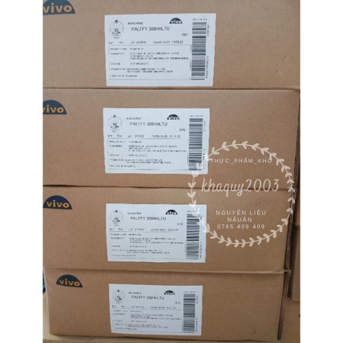 Bơ lạt ViVo Singapore 1kg