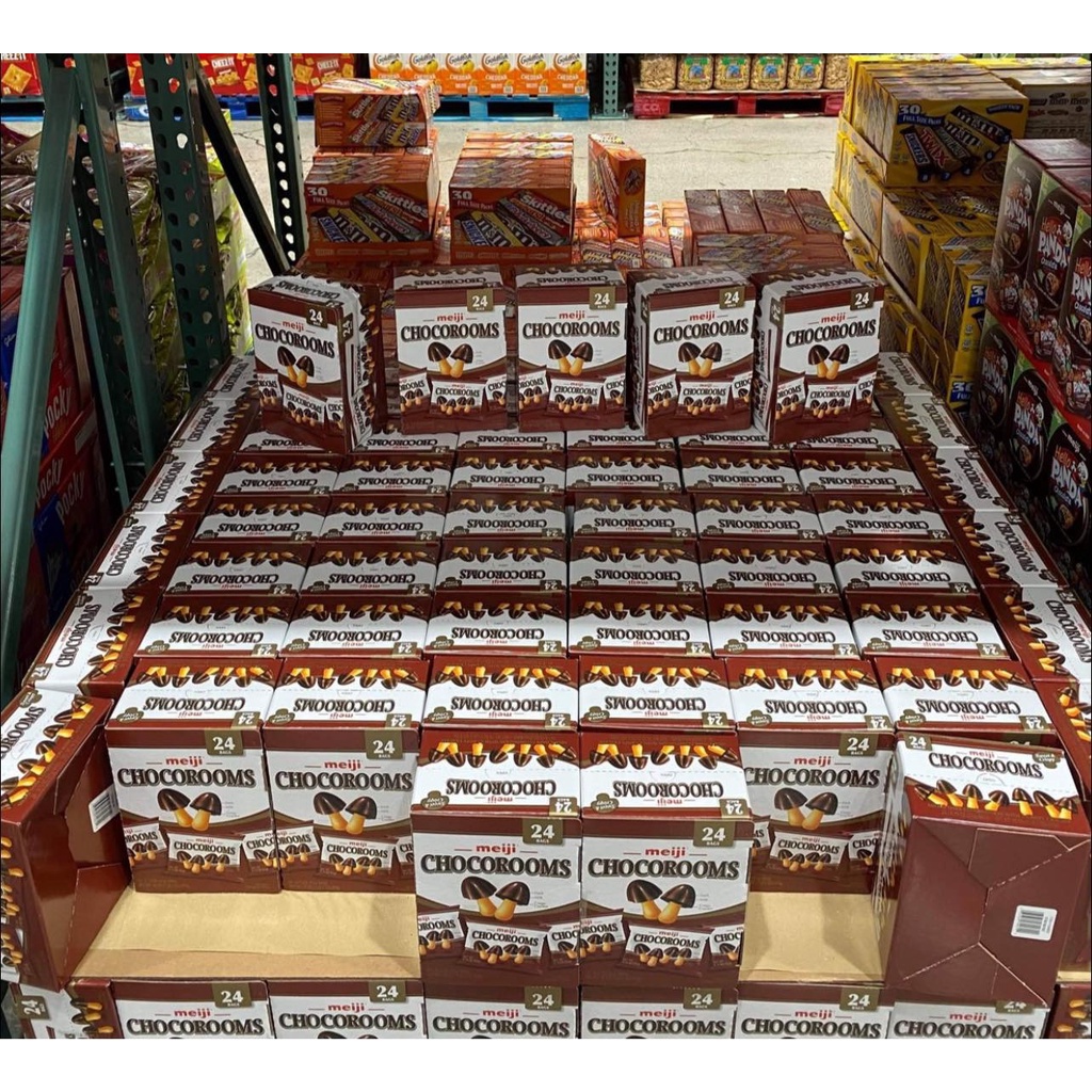 Bánh chocolate nấm Meiji Chocorooms - EDS
