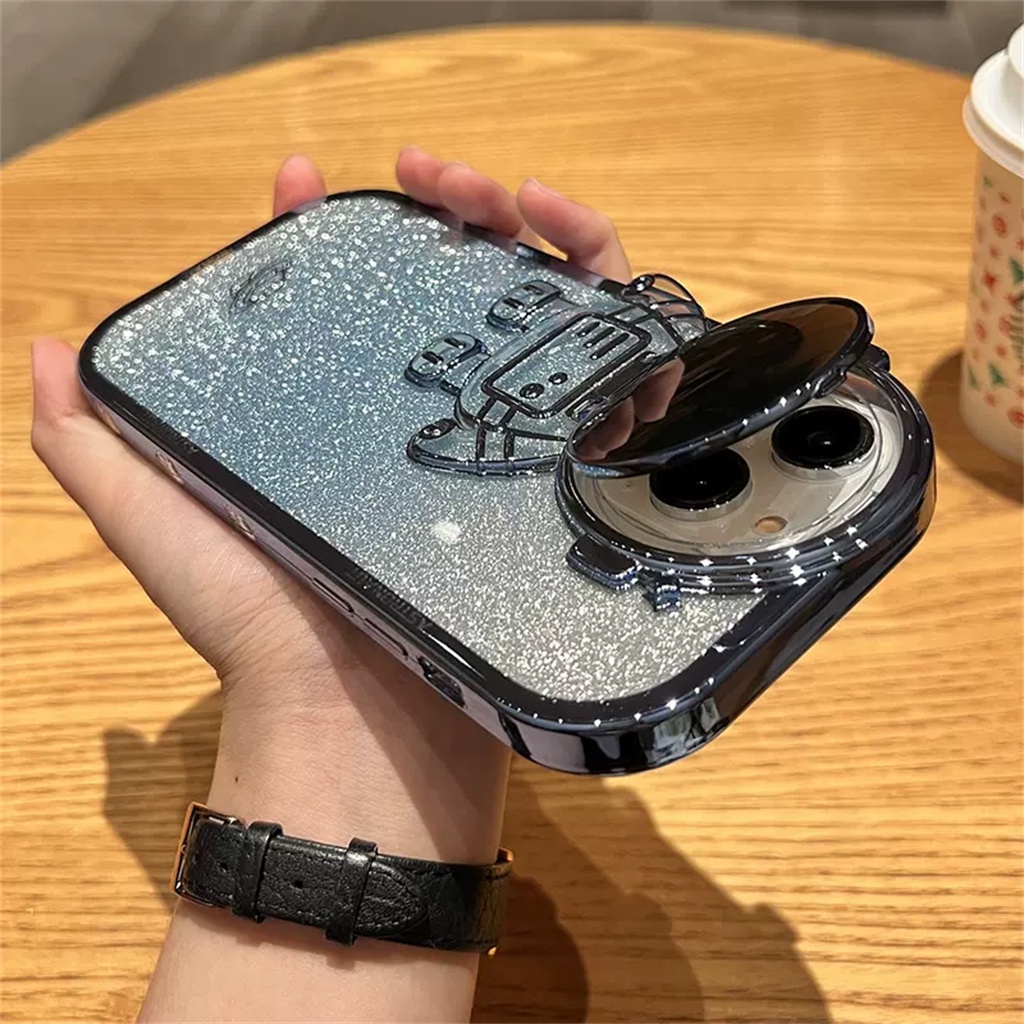 Ốp Điện Thoại Mềm Chống Sốc In Logo NASA Cho iPhone 14 Pro Max 14 Plus 13 12 Pro Max 11 XR