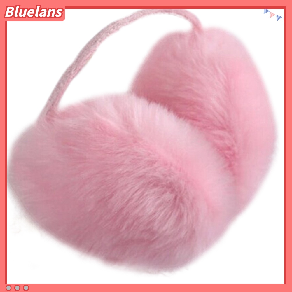 Bông Chụp Tai Phủ Lông Giả Mềm Mại Giữ Ấm Mùa Đông Thời Trang Cho Nữ