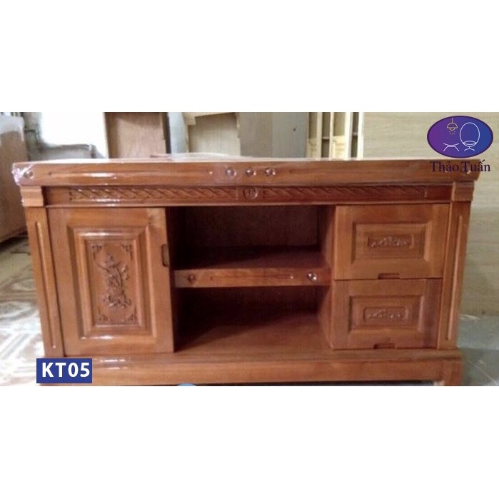 kệ tivi gỗ xoan đào 1m2 kệ gỗ phòng khách