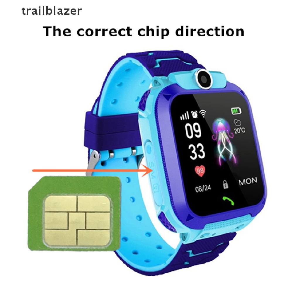 Đồng Hồ Thông Minh trailblazer Q12 SOS Chống Thấm Nước IP67 Cho Bé Và Phụ Kiện