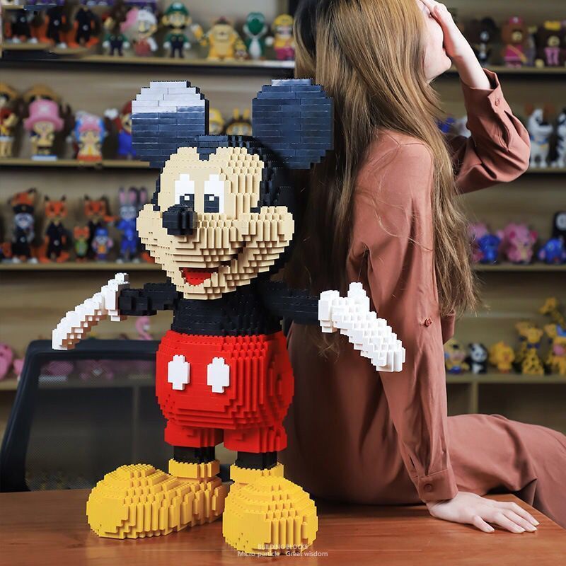 Disney Bộ Đồ Chơi Lắp Ráp Lego Mini Hình Chuột Mickey Minnie Dành Cho Bé