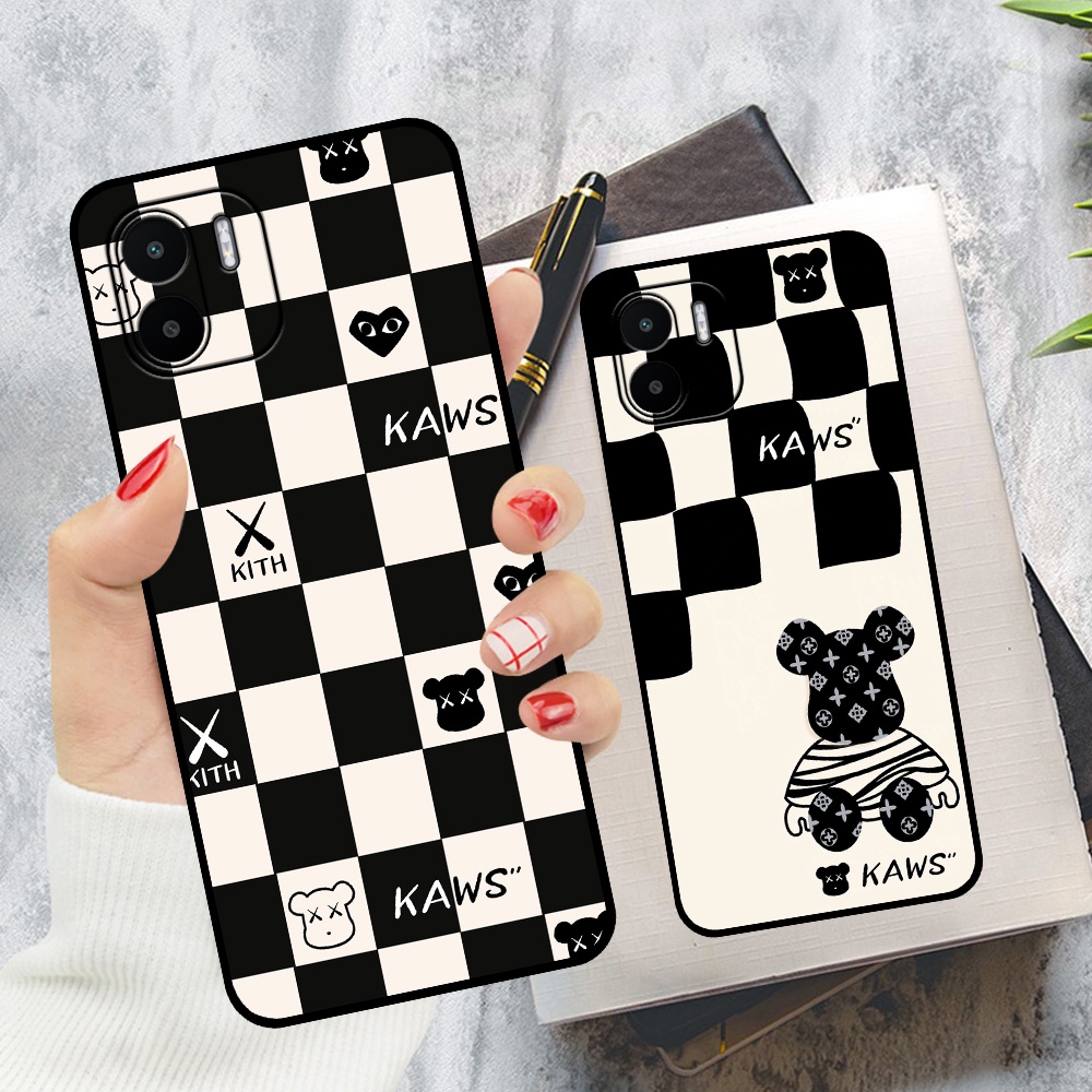 Ốp Xiaomi Redmi A1 in hình be@rbick, couple cặp đôi dễ thương