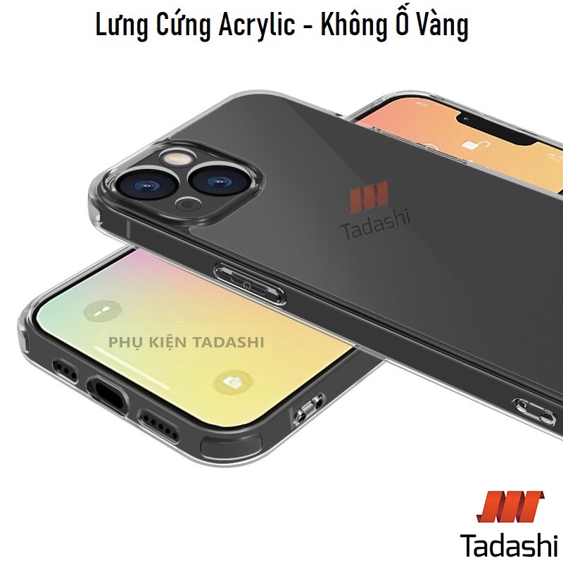 Ốp Lưng Trong Suốt Chống Ố Iphone 14 ProMax/ 14 Pro/ 11/ 11 ProMax, IP 13/ 13 Pro/ 13 ProMax Lưng Cứng KHÔNG Ố VÀNG