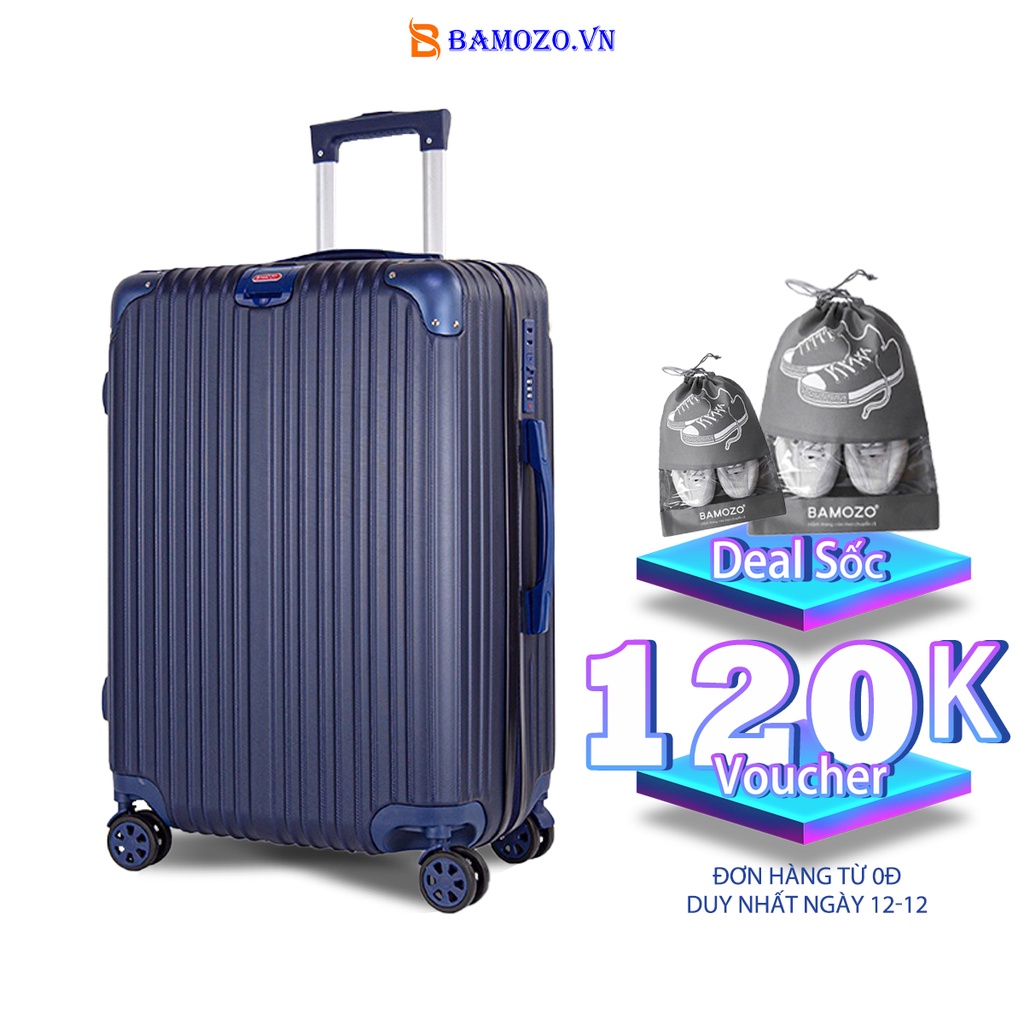 Vali Size 28 Inch Vali Kéo Du Lịch Nhựa Cao Cấp Giá Rẻ Bền Đẹp Chống Va Đập Trầy Xước Bảo Hành 5 Năm Bamozo 8809