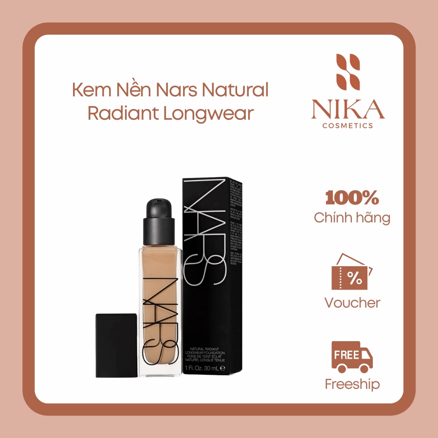 Kem Nền N.ars Natural Radiant Longwear Foundation 30ml [Nika Cosmetics]