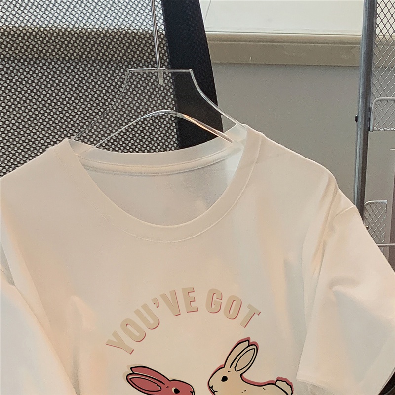 NRVP Áo Thun 100% Cotton Tay Ngắn Dáng Rộng