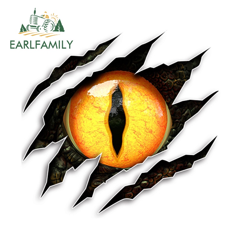 Đề Can Dán Trang Trí Xe Hơi Họa Tiết Đôi Mắt Quỷ Độc Đáo Kích Thước 13Cmx11.6Cm diy